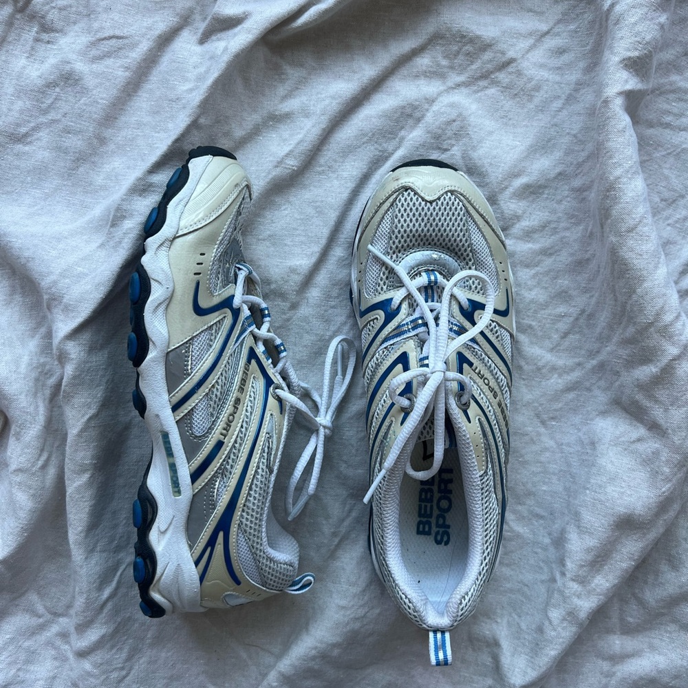 Bebe Sport Y2K Metallic Sneakers